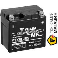 Автомобильный аккумулятор Yuasa МОТО Yuasa 12V 4Ah MF VRLA Battery AGM (сухозаряжений) (YTX5L-BS)