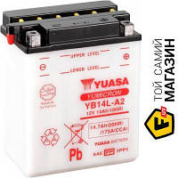 Автомобильный аккумулятор Yuasa МОТО Yuasa 12V 14,7Ah YuMicron Battery (сухозаряжений) (YB14L-A2)