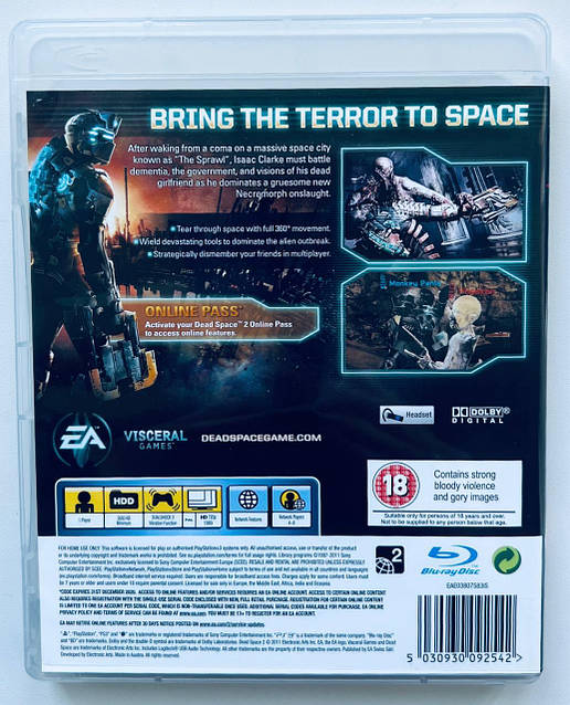 Dead Space 2, Б/У, английская версия - диск для PlayStation 3