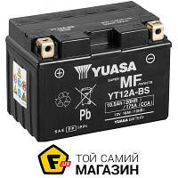 Автомобильный аккумулятор Yuasa МОТО Yuasa 12V 10Ah MF VRLA Battery (сухозаряжений) (YT12A-BS)