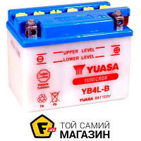 Автомобильный аккумулятор Yuasa МОТО Yuasa 12V 4,2Ah YuMicron Battery (сухозаряжений) (YB4L-B)