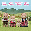 Sylvanian Families Сім'я Карамельних собачок Calico Critters CC1880, фото 2