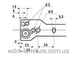 Направляючі роликові HR2011/250 1,2 мм білі GIFF, фото 3