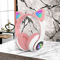 Бездротові навушники Cat VZV 23M <unk> Дитячі навушники котик <unk> Навушники дитячі з DX-234 вушками бездротові