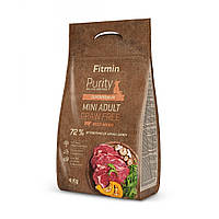 Fitmin dog Purity GF Adult Mini Beef 0,8kg/ комплексный беззерновий корм для взрослых собак малых пород