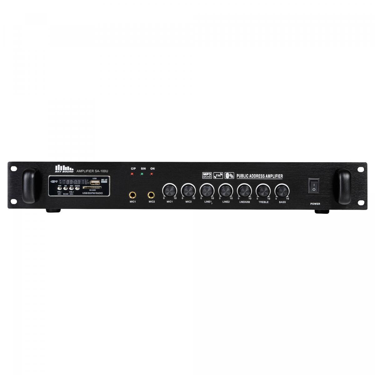 Трансляционный усилитель мощности SKY SOUND SA-100U - фото 1 - id-p2014690681