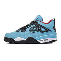 Кроссовки мужские Nike Air Jordan 4 Retro Travis Scott Cactus Jack кроссовки jordan 4 кросівки джордан 4 ретро