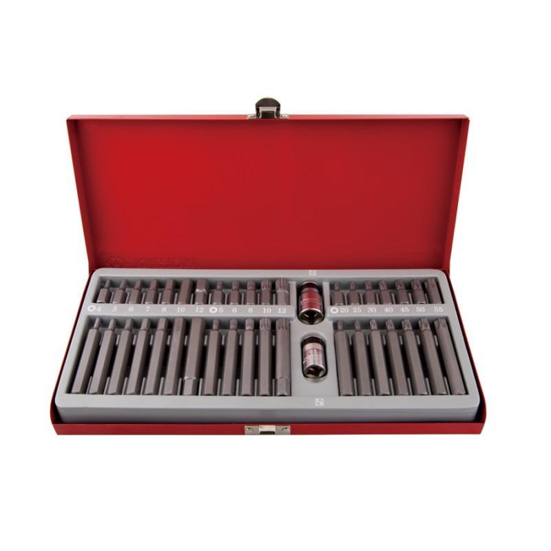 Набір біт 40 шт. 10 мм, TORX, SPLINE, HEX King Tony 1040CQ