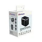 Мережевий перехідник Verbatim UTA-04 PD61W Black (3xUSB-A/2xUSB-C) (49546), фото 3