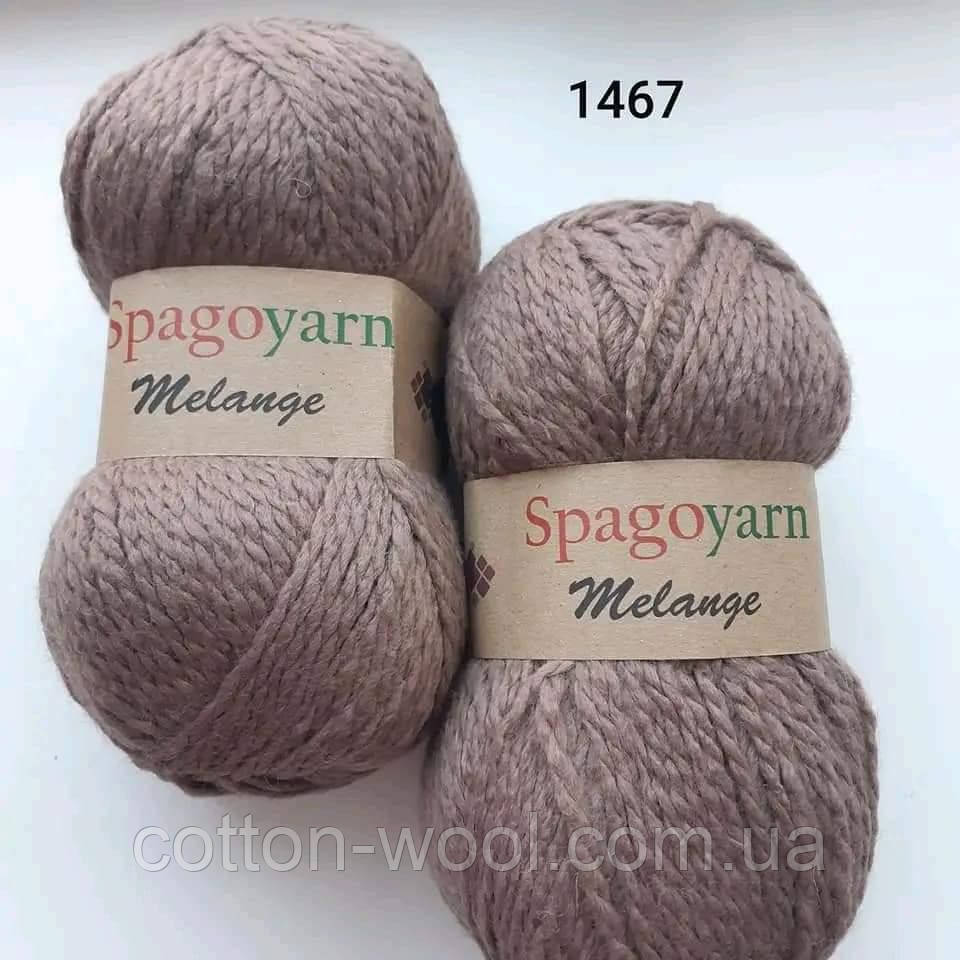 Spagoyarn  Melange Wool 1467 20% шерсть 80%акрил