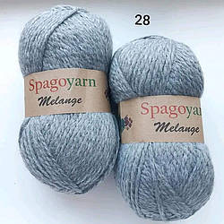 Spagoyarn  Melange Wool 28 20% шерсть 80%акрил