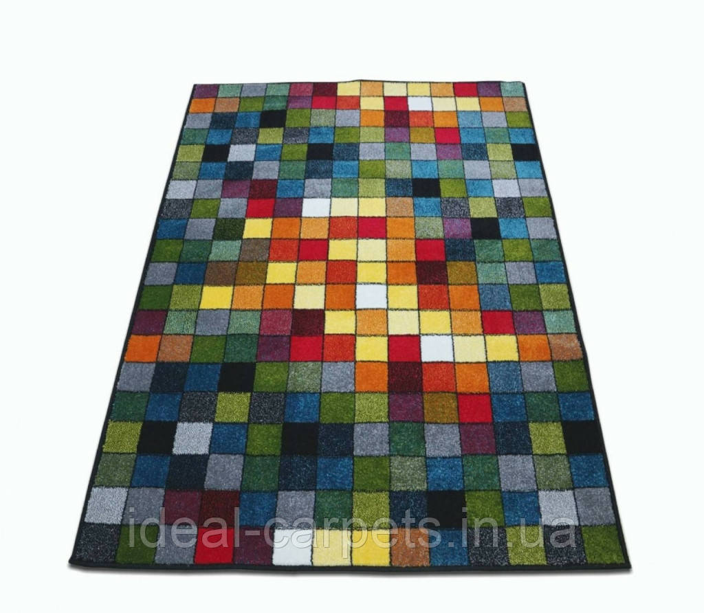 Килим Kolibri 2.4*3.4м Мозайка 0634 Короткий ворс