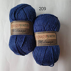 Spagoyarn  Melange Wool 209 20% шерсть 80%акрил