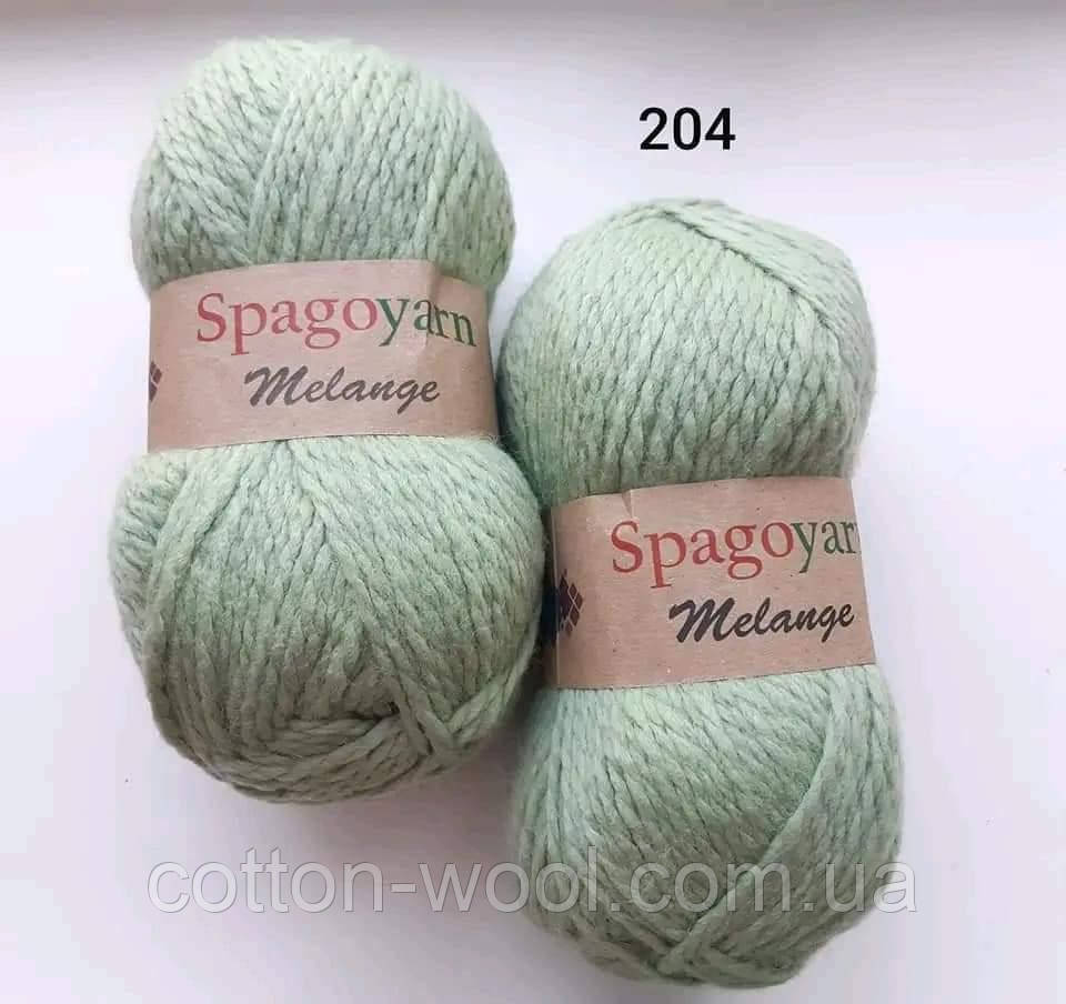 Spagoyarn  Melange Wool 204 20% шерсть 80%акрил