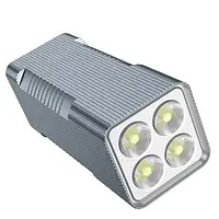 Внешний портативный аккумулятор Hoco Q15 10 000mAh Metal Gray Flashlight 22.5W