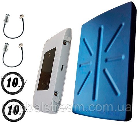 Повний комплект для 4G/LTE/3G c ZTE MF920u + 5G Антена планшетна MIMO 2 × 36dbi (36~48) УКР!, фото 1