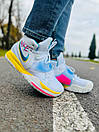 Кросівки чоловічі білі Nike Kyrie 6 White Blue Yellow (10622), фото 2