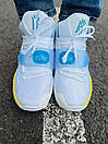 Кросівки чоловічі білі Nike Kyrie 6 White Blue Yellow (10622), фото 5
