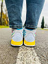 Кросівки чоловічі білі Nike Kyrie 6 White Blue Yellow (10622), фото 6