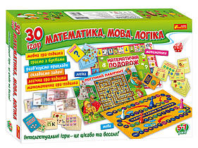 Великий набір з 30 Ігор. "Математика, мова, логіка" 12109100У, World-of-Toys