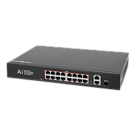 Коммутатор сетевой POE GV-010-D-16+2 PG+1 SFP