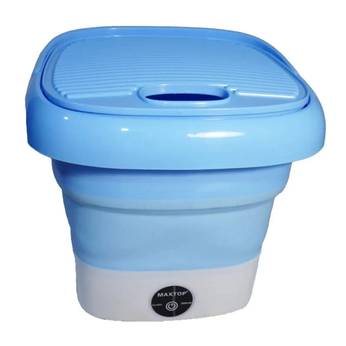 Портативна розкладна пральна машина Maxtop MP-2690 1kg 10W Blue (3_03986)