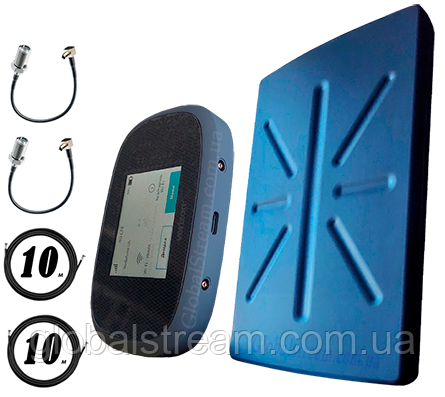 Комплект для 4G/3G Verizon MiFi 8000L (8800) Cat18 до 1.2 Гб + 5G Антена планшетна MIMO 2×36dbi (36~48), фото 1