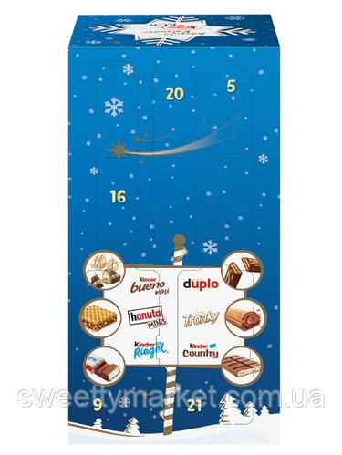 Адвент-календарь Kinder & Co Advent Kalender, 295 г (ID#2014726490 ...