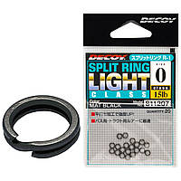 Кольцо заводное Decoy Split Ring 0, 15lb 20 шт/уп