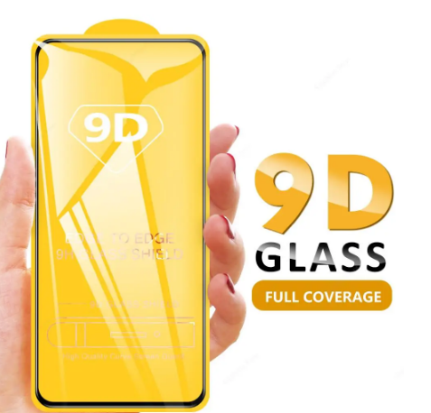 Захисне скло 9D повна проклейка для Realme C55 діагональ 6.72 дюймів