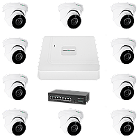 Комплект відеоспостереження на 9 камер GV-IP-K-W77/09 5MP