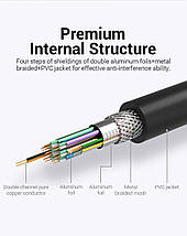 Кабель DVI-D-DVI-D (24+1) Vention PVC 2K 60Hz Dual Linik gold-plated 1.5m Black (EAABG), фото 5
