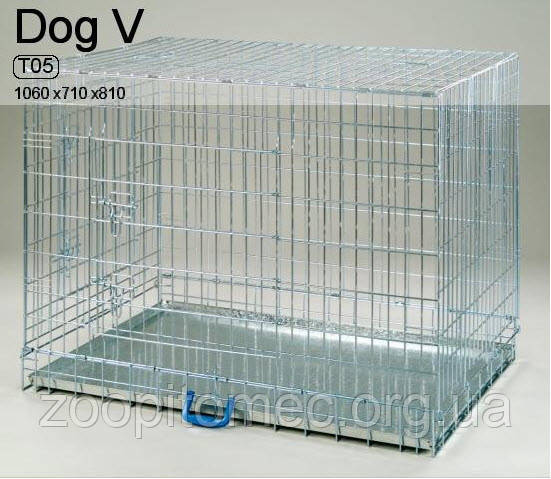 Вольєр DOG 5 хром, 106смх71смх81см