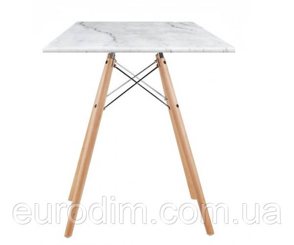 Стіл PALLAS CERAMIC сірий ефект мармуру/чорний мат 160(210)x90