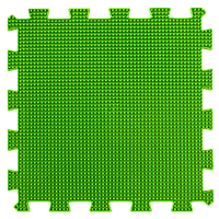 Ортопедический массажный коврик Пазлы Микс Травка 1 элемент
