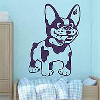 Трафарет для покраски, Веселый пес, одноразовый из самоклеющей пленки 133 х 95 см