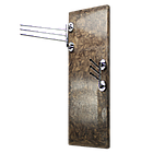 Керамогранітна рушникосушарка KEN-300 "Слім" горіховий, фото 2