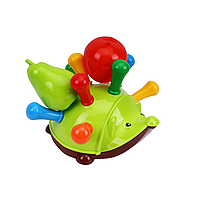 Детская развивающая игрушка "Ежик" ТехноК 8300TXK на колесах (Зеленый) BUYT Дитяча розвиваюча іграшка "Їжачок"