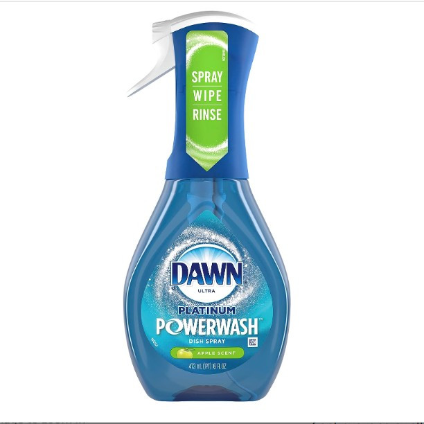 Спрей для миття посуду Dawn Platinum Powerwash з ароматом яблука 473 мл США