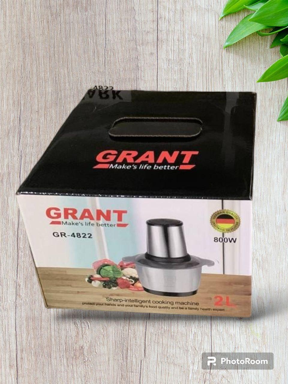 "Изысканные вкусы" - GRANT GR-4822: электрический блендер-измельчитель, 2 литра, металл, 250 Вт - фото 5 - id-p2014883562