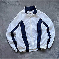 Ветровка мужская куртка черно белая баллоновая олимпийка N1 - white BUYT Вітровка чоловіча куртка чорно біла
