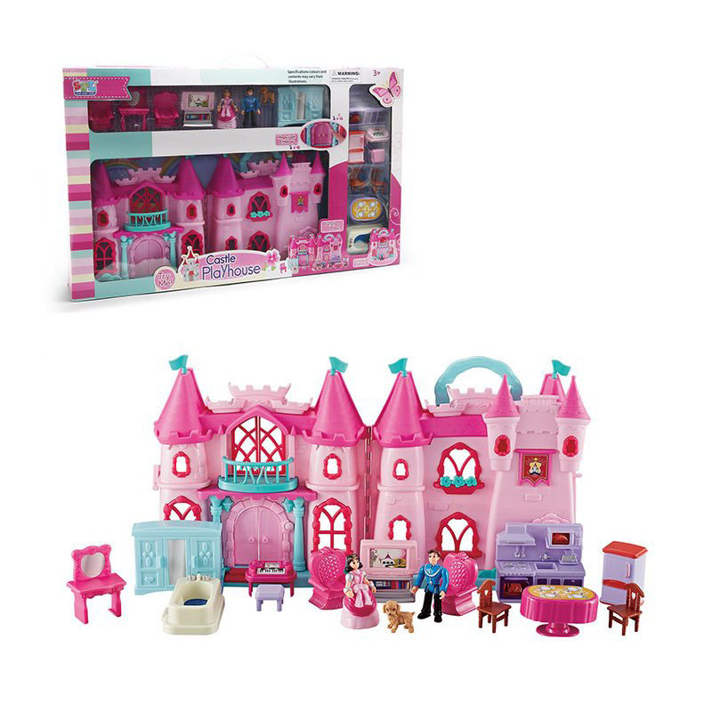 Детский игровой набор "Замок" Bambi с мебелью и фигурками BUYT Дитячий ігровий набір "Замок" Bambi з меблями - фото 1 - id-p2014886264