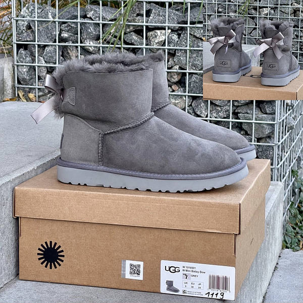 UGG Others Ugg Bailey Bow Boot Grey 40 sale