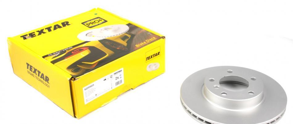 Диск гальмівний TEXTAR 92055605 TEXTAR 92055605 BMW 3 Series 34111160674, 34111162282, 34111162288