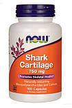 Акулячій хрящ NOW FOODS SHARK CARTILAGE 750мг 100 капсул, фото 4