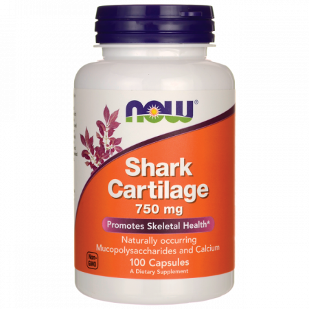 Акулячій хрящ NOW FOODS SHARK CARTILAGE 750мг 100 капсул