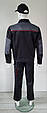 Костюм робочий ( куртка та штани ) РАЙДЕР , чорного кольору з сірим, фото 7