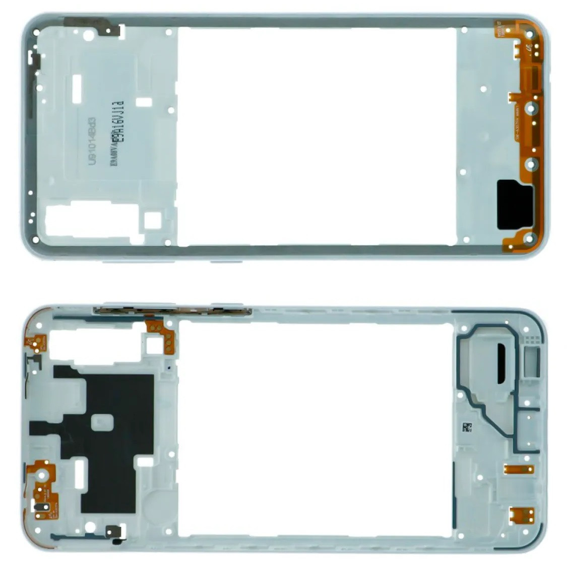 Середня частина корпусу для телефону Samsung A307 Galaxy A30s (2019) біла