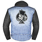 Нашивка термо (thps-098) Skeleton Ace of Spades наспинна, фото 2