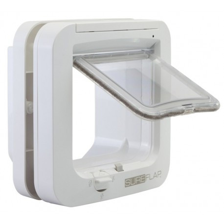 Дверцята Trixie автоматичні "SureFlap 4-Way" для котів і собак 21 см х 21см білий